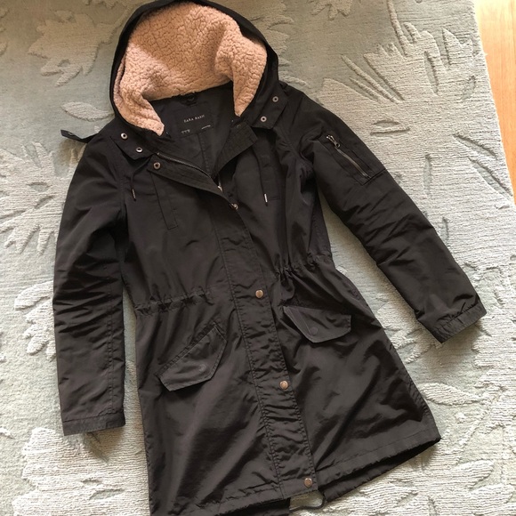 zara waterproof jacket